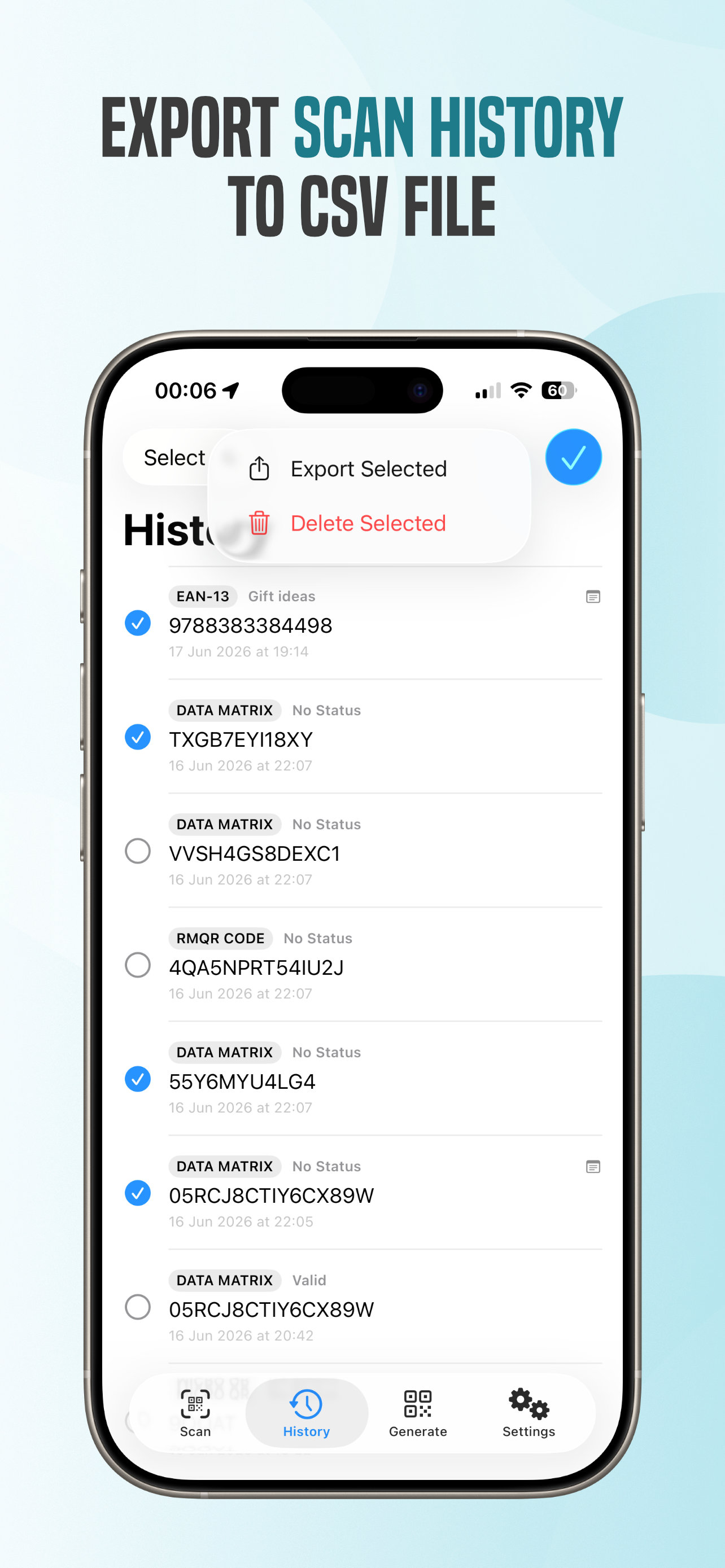QRectly — Scan QR & GS1 Codes screenshot 6