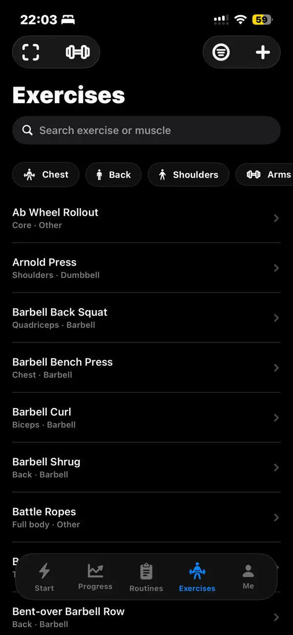 Screenshot #2 pour Setto FitnessApp