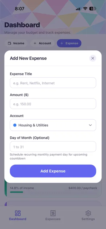 Walletly - Expense Tracker screenshot 8 of 9