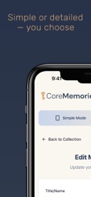 CoreMemories: Memory Keeper screenshot