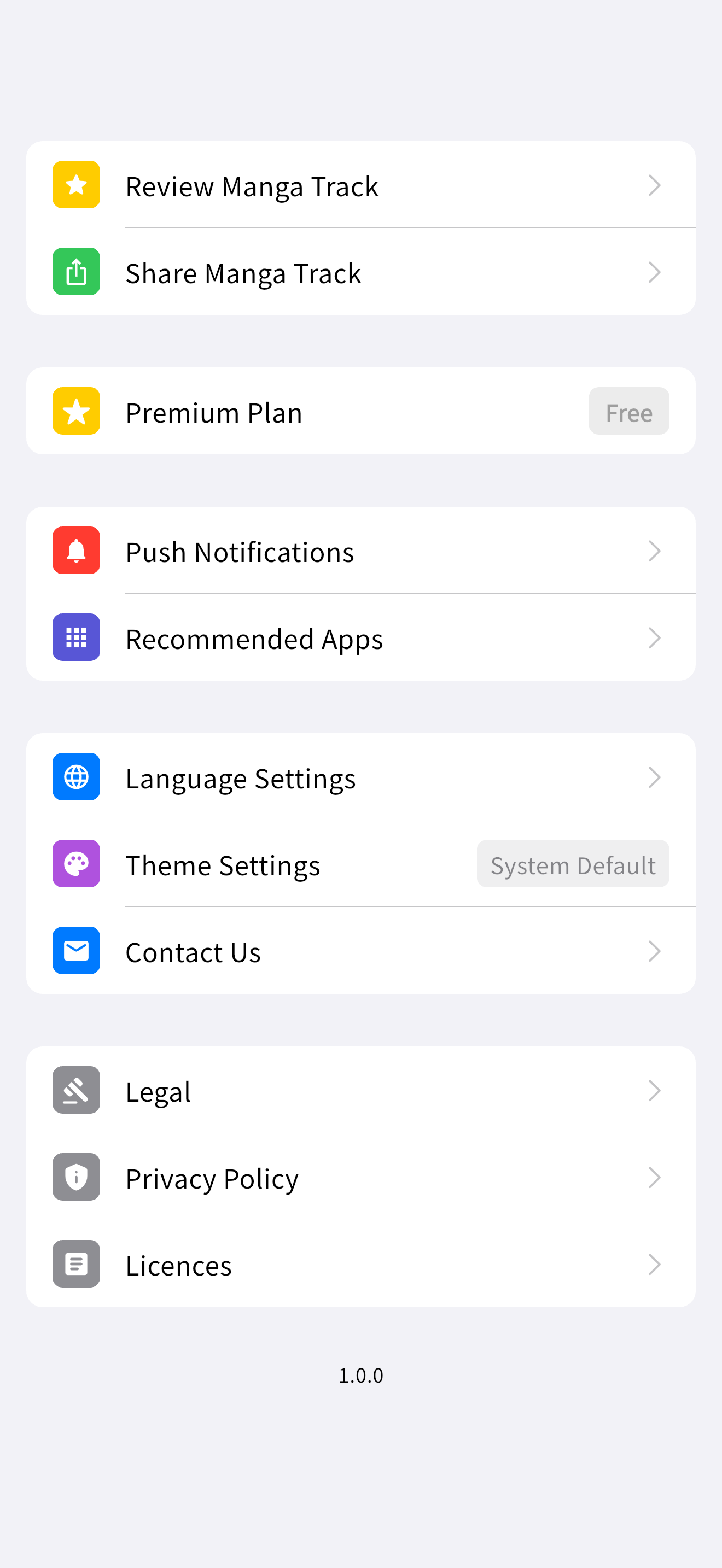 MangaTrack – Manga Collection