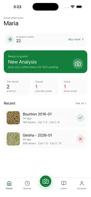 BeanGrader screenshot 1