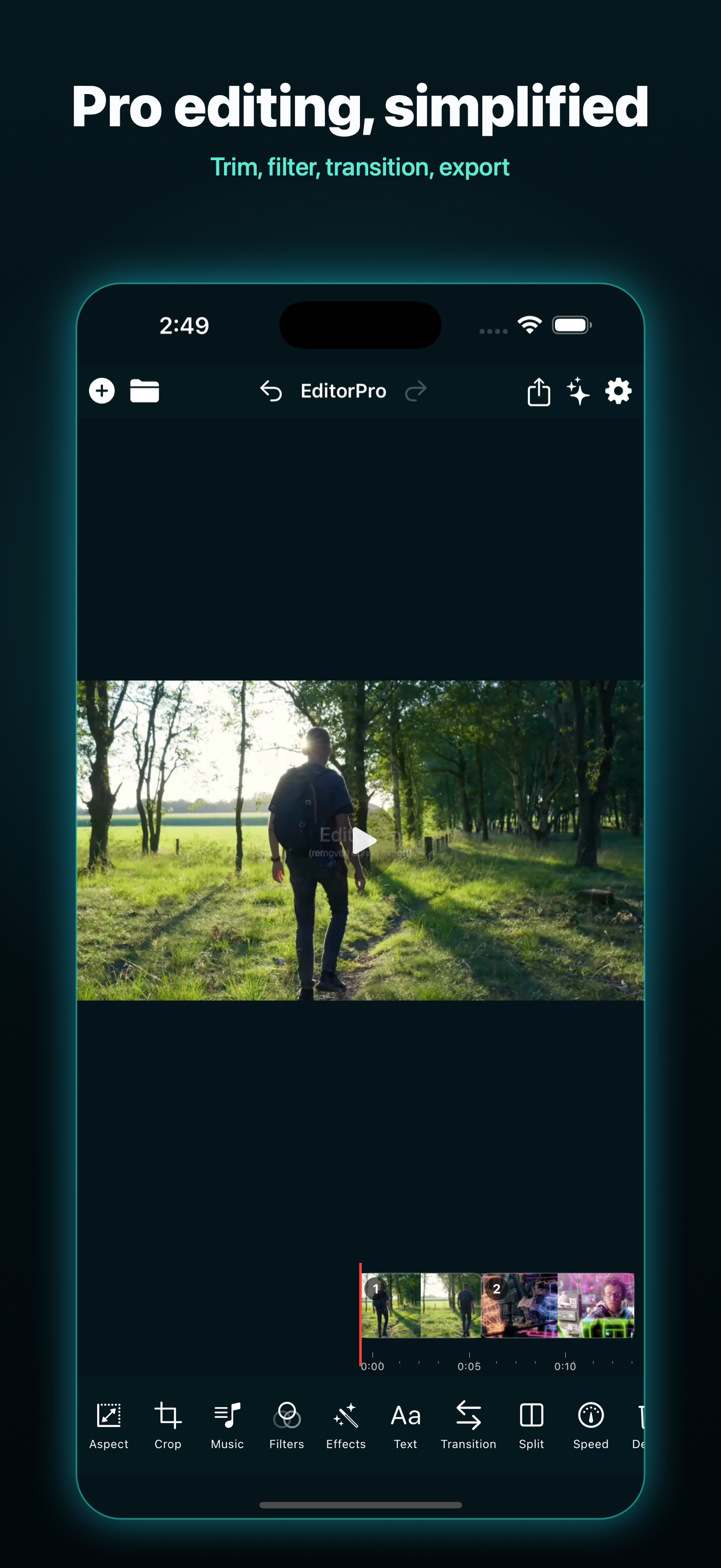 EditorPro: AI Video Editor screenshot 4