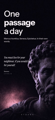 Stoic Quotes Daily: Stoaro iPhone screenshot