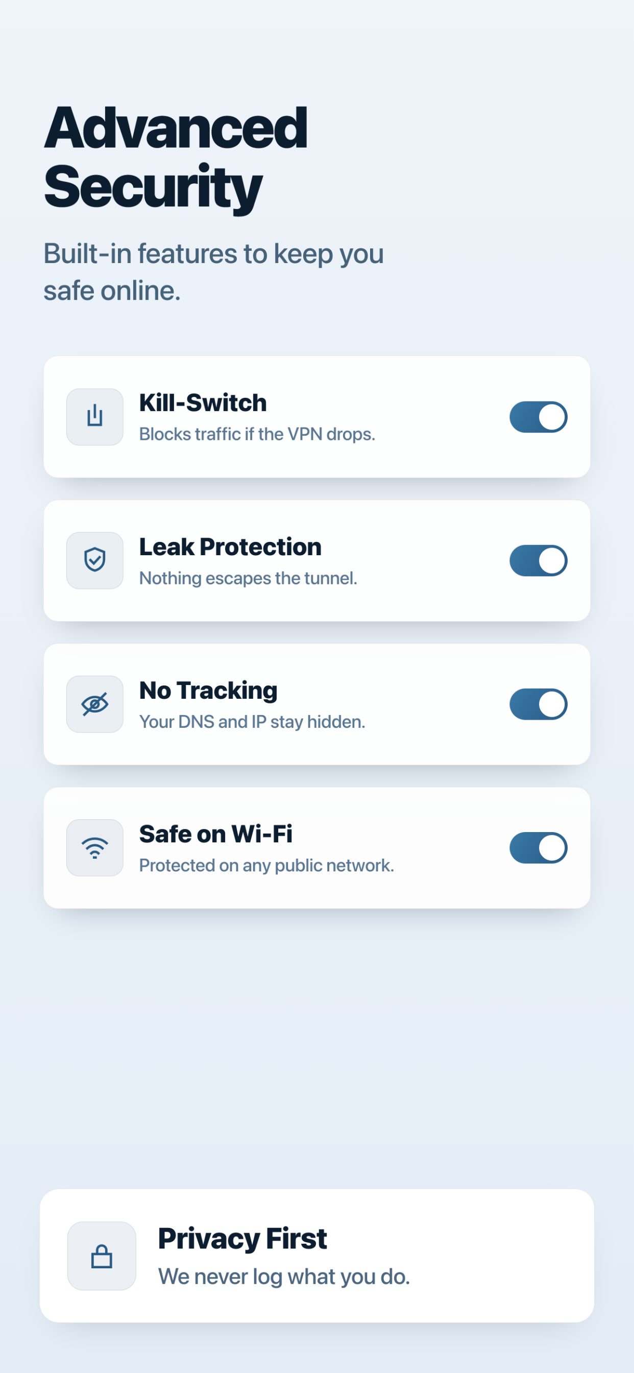 OwnVPN App Store screenshot