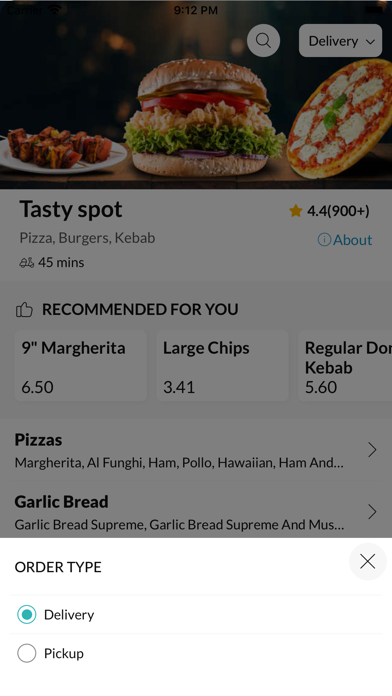 Tasty Spot. Screenshot