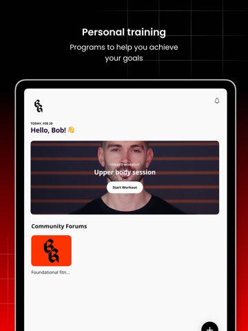 Brad Gould Training iPad screenshot