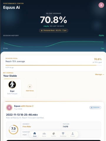 Equus AI - AI Equestrian iPad screenshot