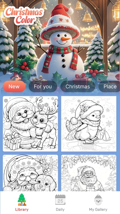 Christmas Color by Number Game screenshot-8