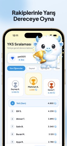 Yeti YKS: TYT & AYT Hazırlık iPhone screenshot