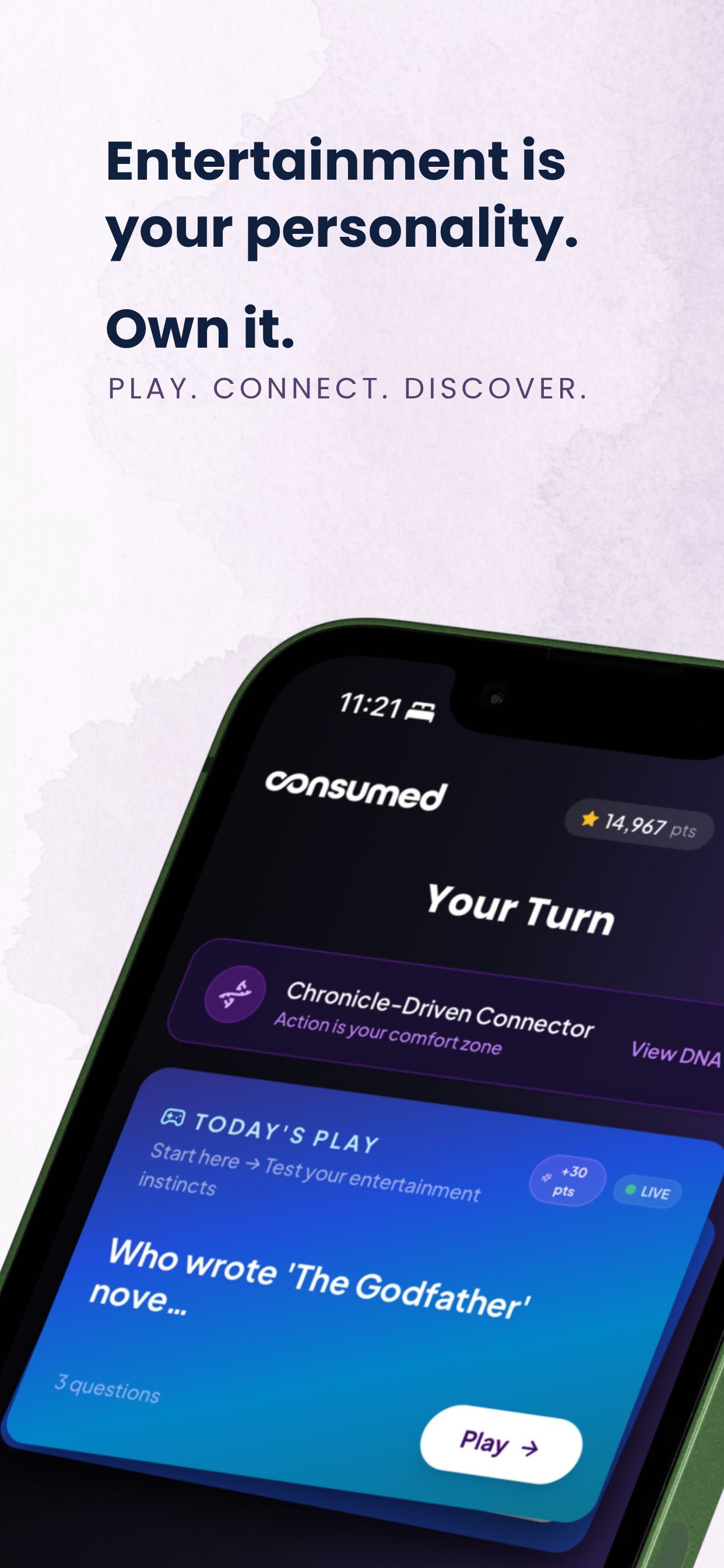 Consumed: Track & Play