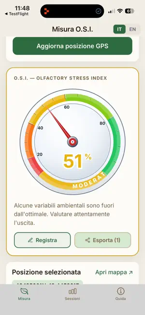 OSI Olfactory Stress Index screenshot 1