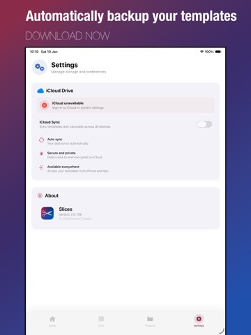 Slices - Image Slicer iPad screenshot