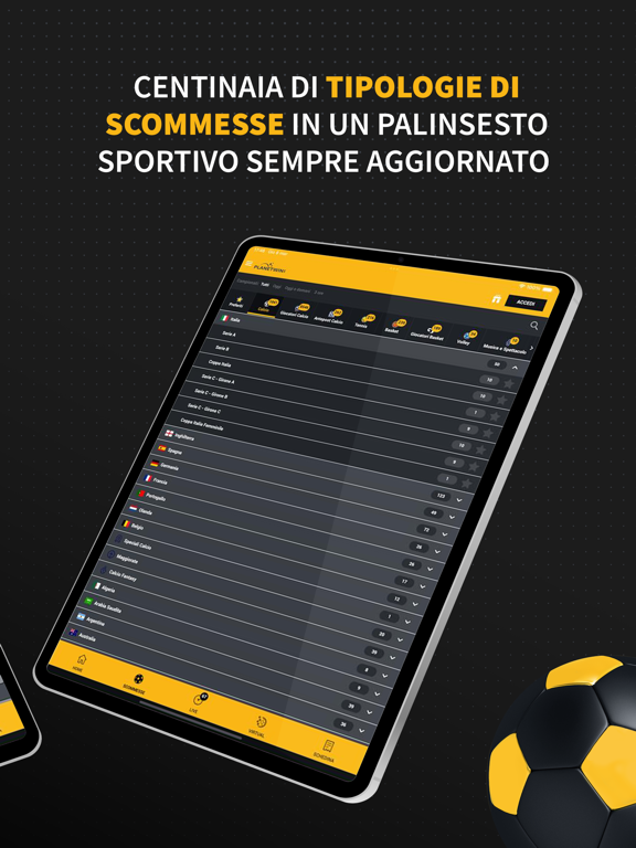Planetwin365 Scommesse Sport iPad screenshot 2