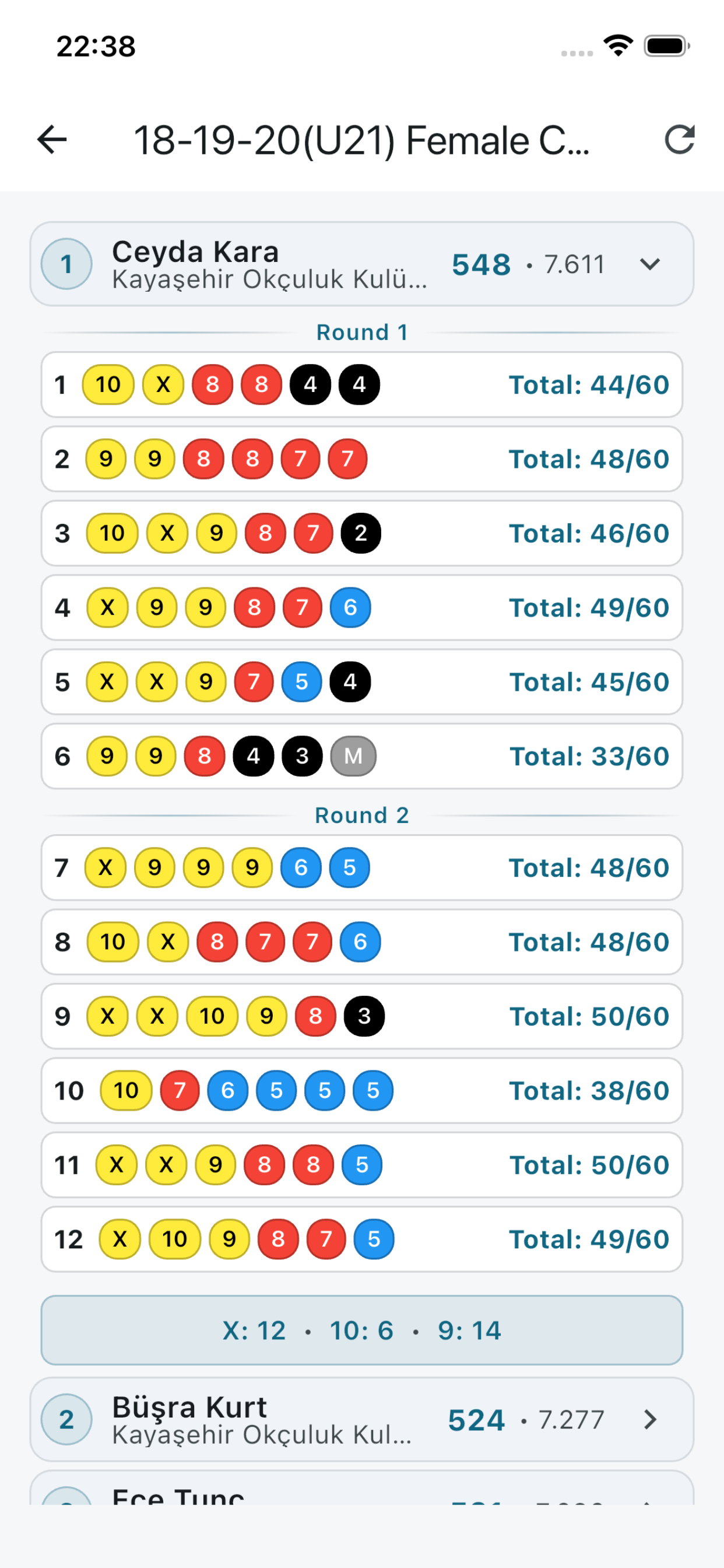 Hit Archery Score