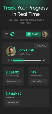 CashyGo: Earn Cash & Rewards iPhone screenshot