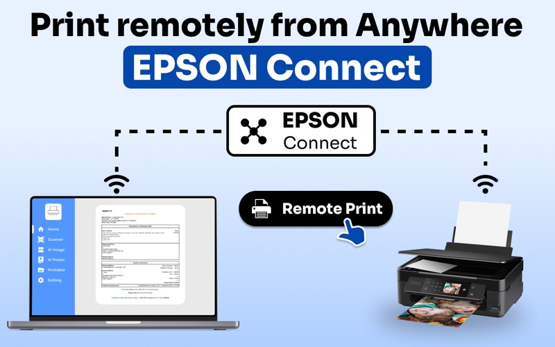 iPrint for Epson Printer App iPhone screenshot