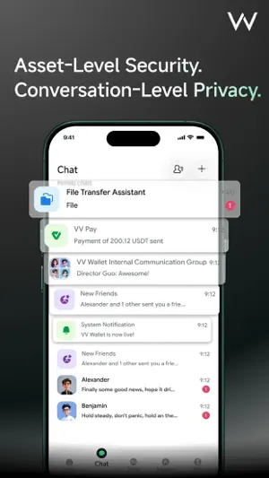 VV Wallet Multi-Chain • Chat screenshot 3