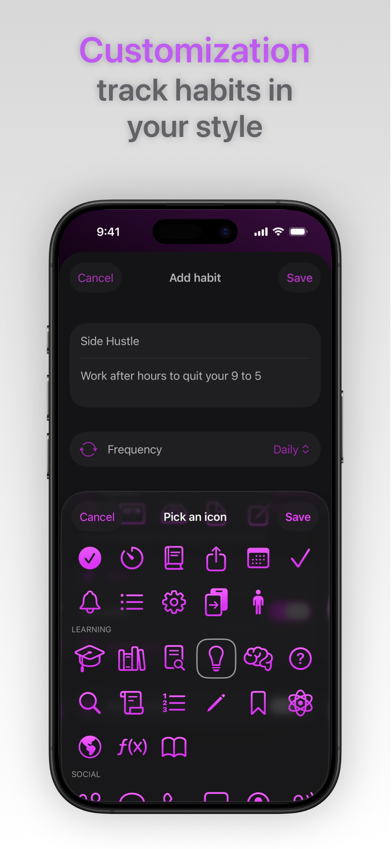 Habit Progress Tracker - Spark