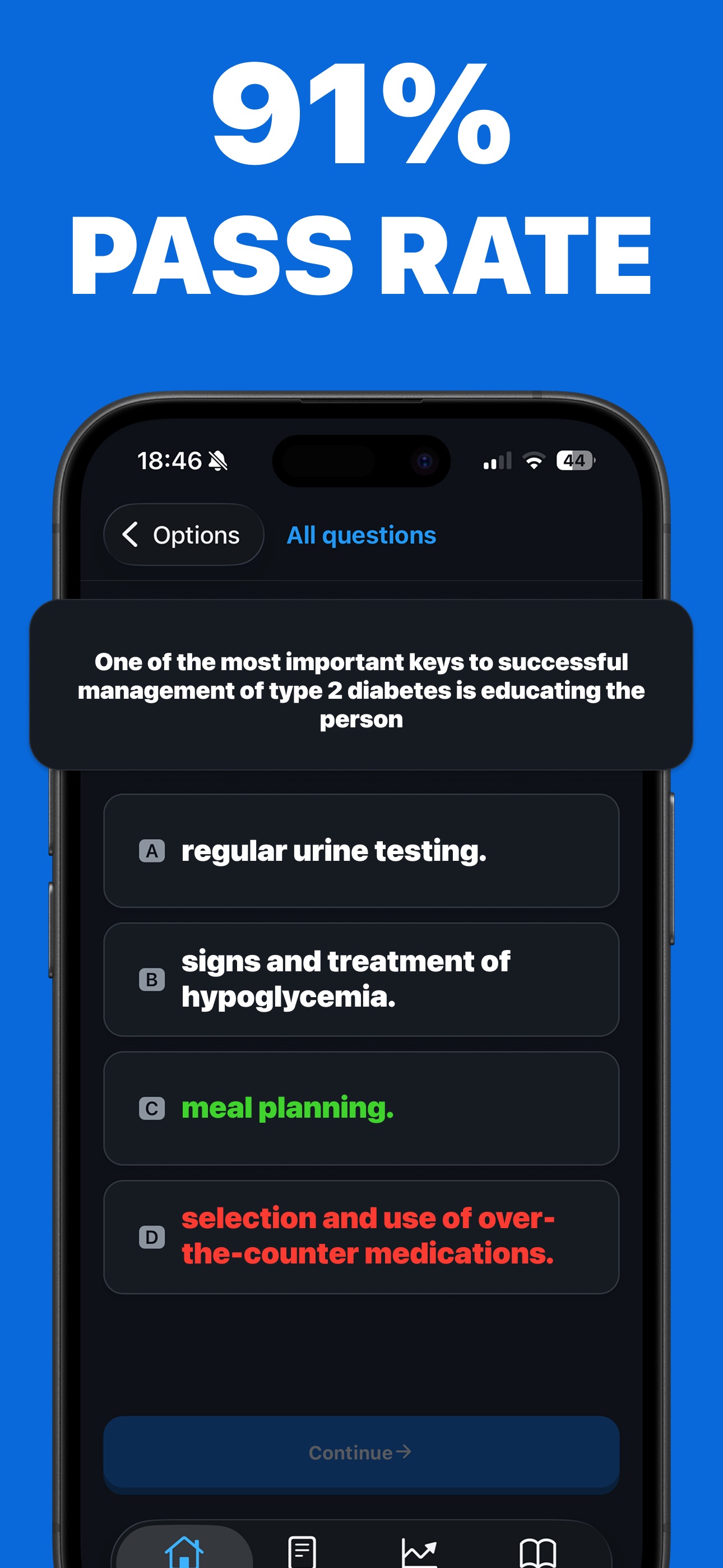 Screenshot 3 of CDCES Exam: Practice Test 2026