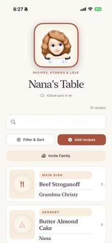 Nana’s Table screenshot 1