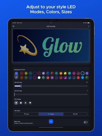 LED Scroller - LED Signboard iPad screenshot