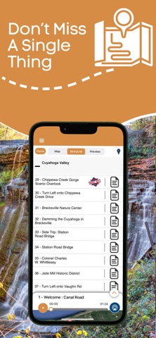 Cuyahoga Valley GPS Audio Tour screenshot