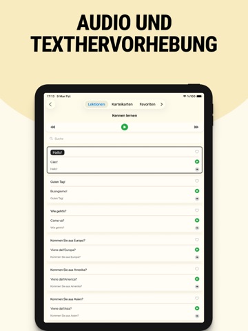 Italienisch einfach lernen iPad screenshot
