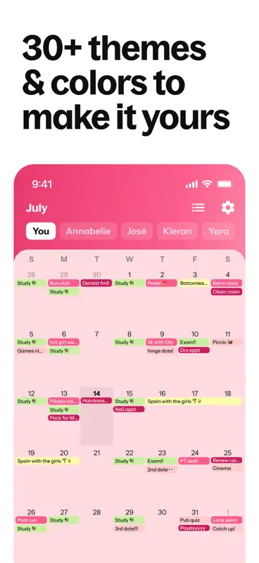 Howbout: shared calendar screenshot 6 of 7