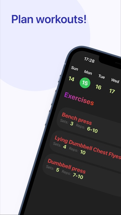Progressor: Workout planner