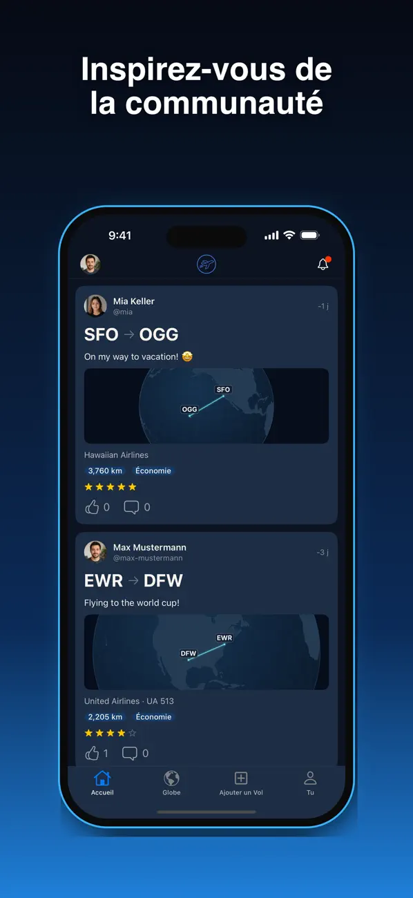 Screenshot #2 pour YourFlights - Flight Tracker