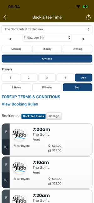 The Golf Club at Table Creek screenshot 3