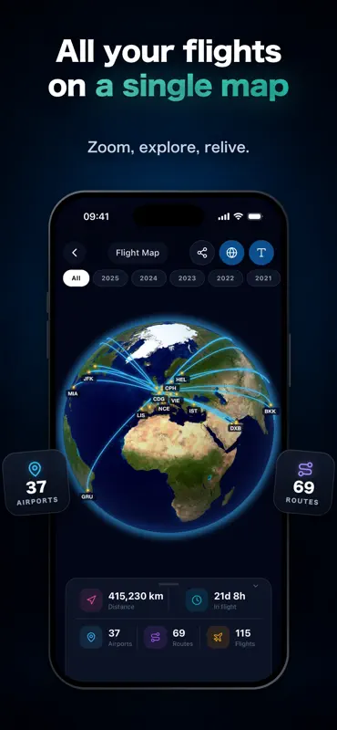 FlightLog - My Flight Diary screenshot 3 of 8