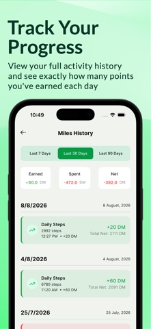 Daily Miles screenshot