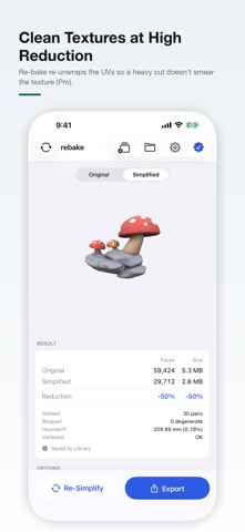 3D Simplify: USDZ Optimizer Screenshot 3 of 6