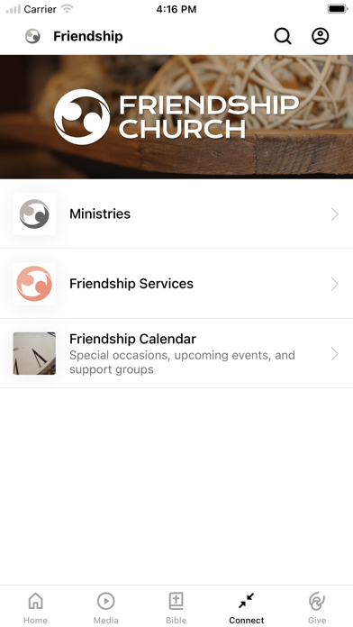 Screenshot #3 pour Friendship Church App