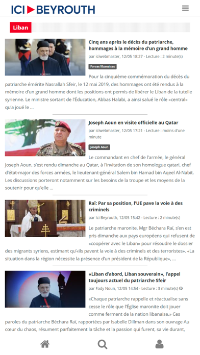 Ici Beyrouth IB iPhone screenshot 2 - News app
