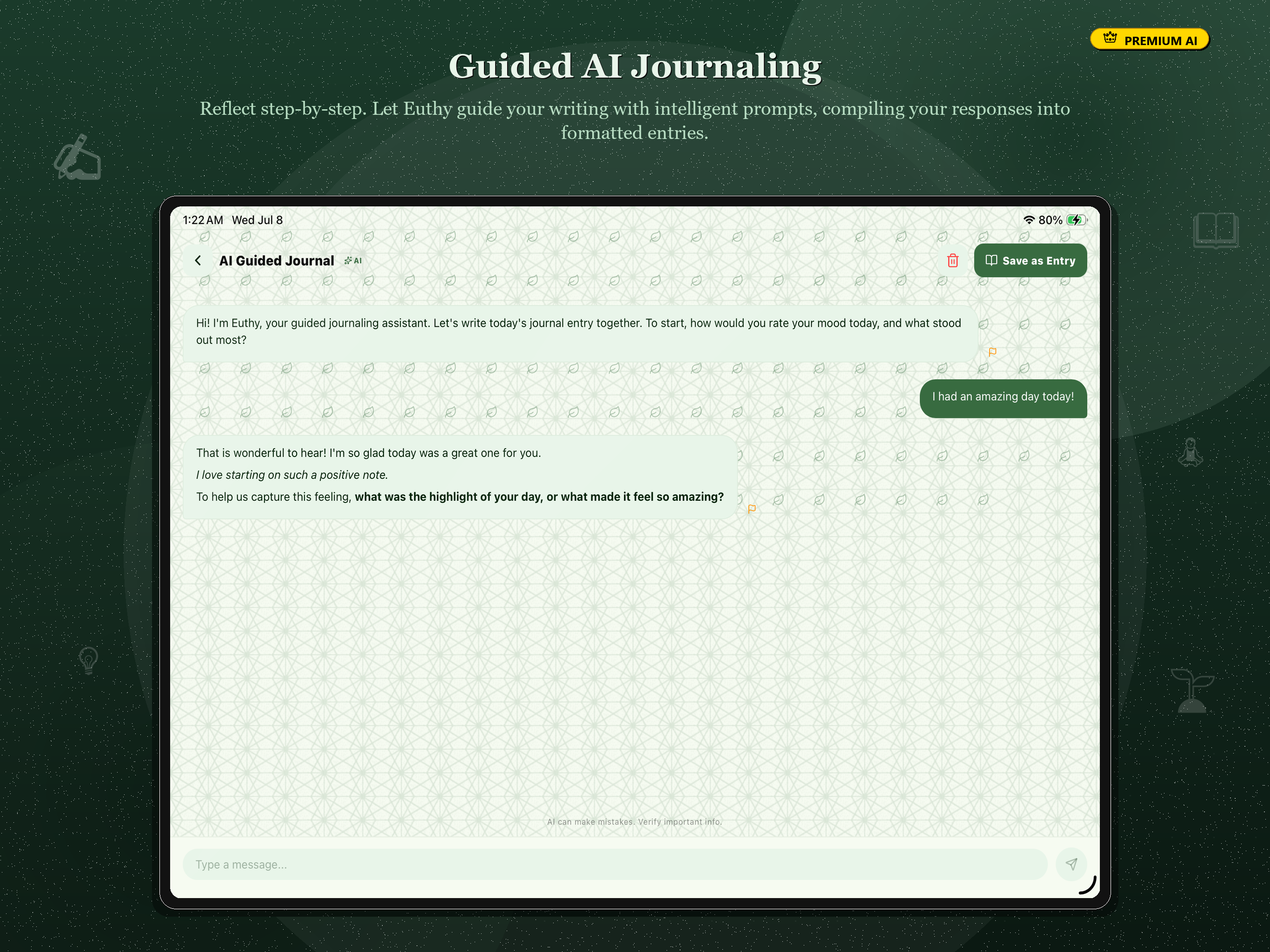 Euthy Journal: AI Diary & Mood screenshot 12