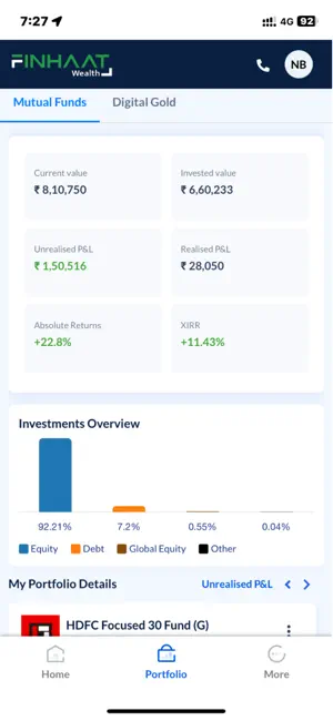 Finhaat Wealth screenshot 2