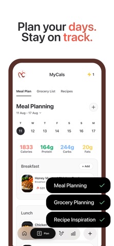 MyCals: Calorie Counter screenshot