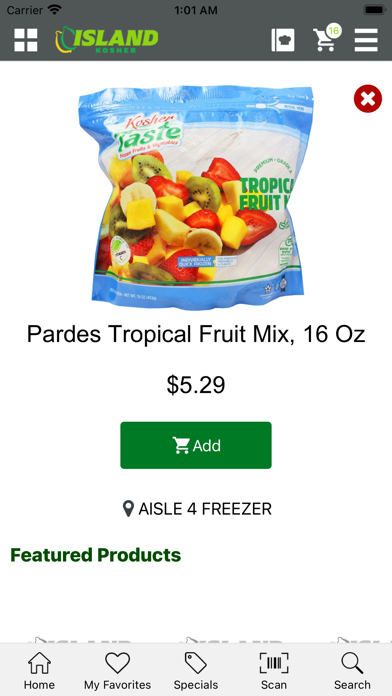Island Kosher Screenshot