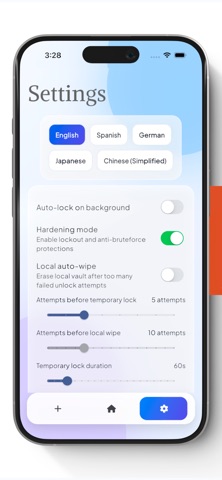 NeoPass iPhone screenshot