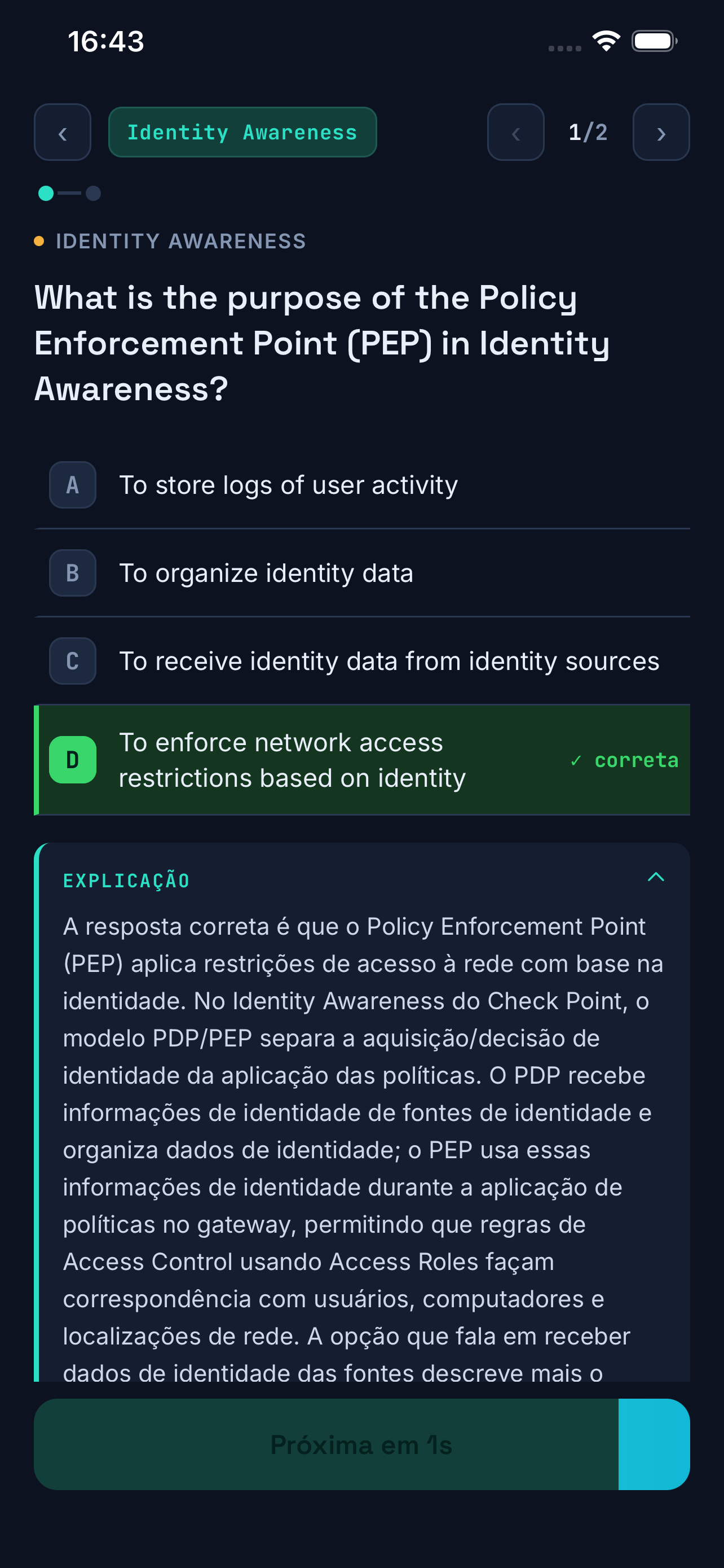 Ninja Cert Trainer screenshot 4