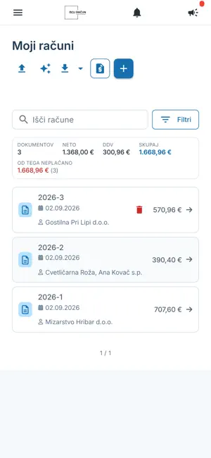 Moj Račun SI screenshot 2