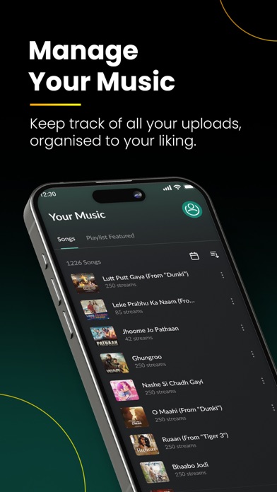 JioSaavn ArtistOne Screenshot