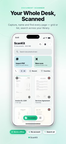 ScanKit: Document & QR Scanner screenshot 1