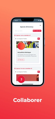 Inforisque iPhone screenshot