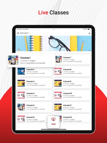 Learning Track iPad screenshot