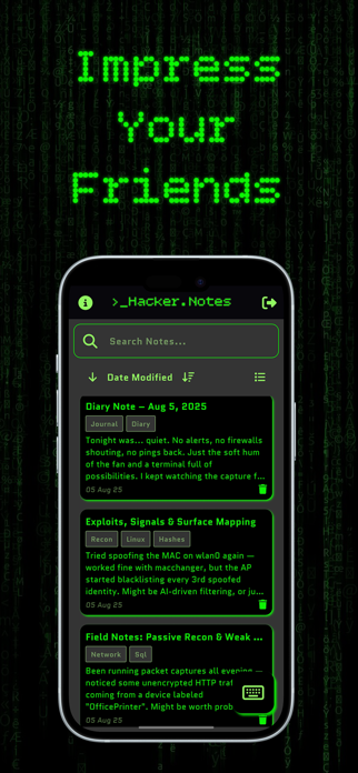 Hacker Notes Pro Screenshot 7 of 7