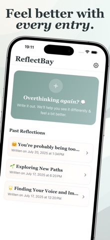 ReflectBay: Stop Overthinking Screenshot 5 of 5